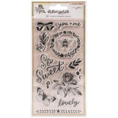 Crate Paper Clear Stamps Maggie Holmes - Marigold